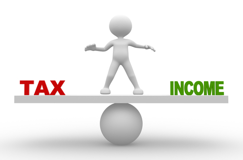 TAX and Income balance
